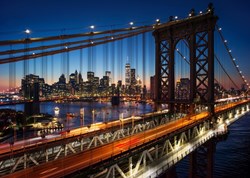 Grafika Puzzle Brooklyn Bridge, Manhattan, New York - 500 Teile Puzzle