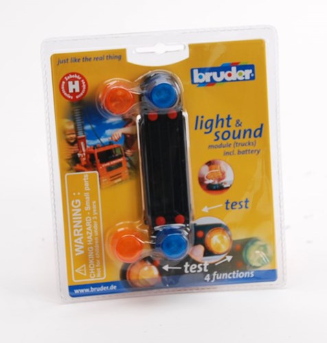 Bruder Zubehör Licht- und Soundmodul LKW - 4 Funktionen-2