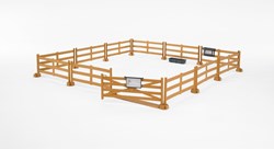 Bruder Bauernhof Spielzeug Weidezaun braun - Zubehör Set