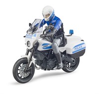 Bruder 62731 - bworld Scrambler Ducati Polizeimotorrad und Polizist