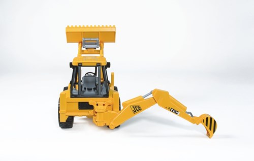 Bruder JCB 4CX Traktor Spielzeug mit Front- und Hecklader Baufahrzeug-2