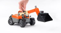 Bruder Teleskoplader JLG 2505 Spielzeugfahrzeug Baustelle-2