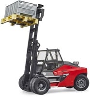 Bruder Bruder Linde HT160S heftruck met pallet en 3 palletkooien-2