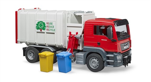 Bruder 03761 - MAN TGS Seitenlader Müll-LKW