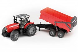Bruder Traktor Massey Ferguson 7480 Spielzeugfahrzeug mit Kippmulde