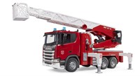 Bruder Feuerwehrleiterwagen Scania Super 560R mit Wasserpumpe und Licht-Sound-2