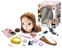 BUKI Friseurkopf Studio professionelles Haarstyling Spielset