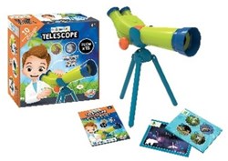 Buki Teleskop Spielzeug MINI SCIENCES für Kinder - Sterne entdecken