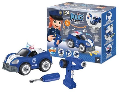 Buki Polizeiauto - RC Spielzeugauto mit Fernbedienung und Licht