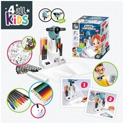 Buki Zeichenprojektor 2 in 1 - Kreativer Projektor für Kinder