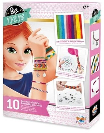 Buki Freundschaftsarmbänder Bastelset - bunte Armbänder selber machen