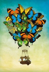 Magnolia Puzzle Butterfly Balloon - 1000 Teile buntes Spielzeug