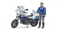 Bruder 62731 - bworld Scrambler Ducati Polizeimotorrad und Polizist-2