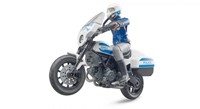 Bruder 62731 - bworld Scrambler Ducati Polizeimotorrad und Polizist-3