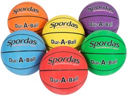 Spordas Basketball Set langlebig - 6er Set Basketbälle