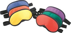 Spordas Augenbinde Set - 6 farbige Blindfolds für Spiel und Training