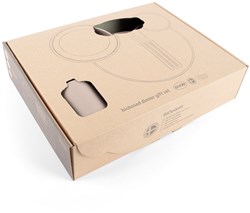 Dantoy Kindergeschirr Set Geschenk sandfarben 7-teilig nachhaltiges Spielzeug