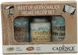 Cadence Kreidefarbe Set Best of Very Chalky Cashmere für Möbel
