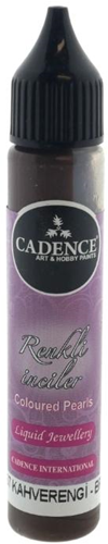 Cadence 3D Farbe Colored Pearls Opaque 25 ml Braun für Hobby