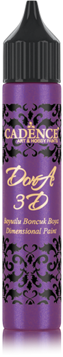 Cadence 3D Metallic Farbe Amethyst - Kreative Bastelfarbe 25 ml
