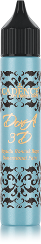 Cadence 3D Metallic Farbe Mintgrün - Bastelfarbe für Kinder 25 ml