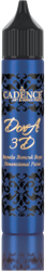 Cadence 3D Metallic Farbe Sax Blau - Kreative Bastelfarbe 25 ml