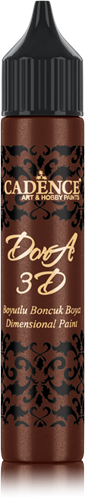 Cadence 3D Metallic Farbe Walnuss - Bastelfarbe 25 ml für Kinder