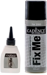 Cadence Sekundenkleber Set - starker Kleber und Aktivator 50-200 ml