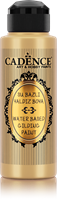 Cadence Acrylfarbe metallic gold 500 ml - kreative Bastelfarbe