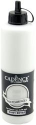 Cadence Acrylfarbe 500 ml Weiß - vielseitige Bastelfarbe für alle Oberflächen