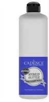 Cadence Acrylfarbe Glitter Weiß 500ml - kreative Bastelfarbe