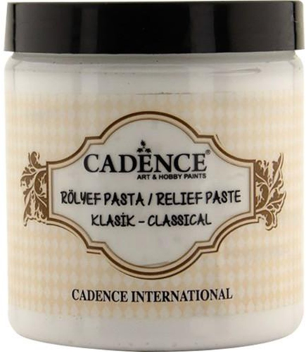 Cadence klassische Reliefpaste 250 ml - Strukturpaste für kreative Bastelideen