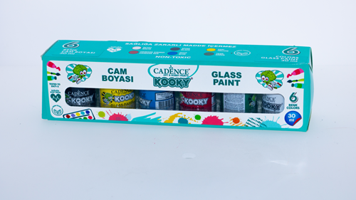 Cadence Cadence Kooky Glasfarben-Set, 6 x 30 ml