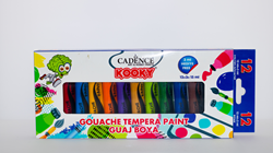 Cadence Gouache-Farbset für Kinder 12x15ml - Kooky Tempera