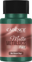 Cadence matte metallic Farbe emerald 50ml - kreative Bastelfarbe