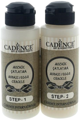 Cadence Mosaik Lack Crackle Effekt 120+120ml Dekoration