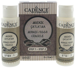 Cadence Mosaik Crackle Lack Set - 70+70 ml Dekoration