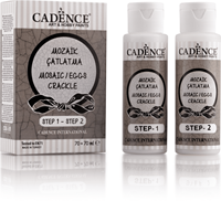 Cadence Mosaik Lack Crackle Effekt 120+120ml Dekoration