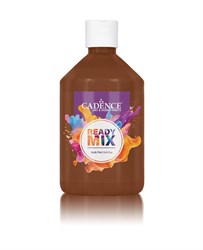 Cadence Acrylfarbe matt 500 ml braun - kreative Bastelfarbe für Kinder