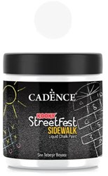 Cadence Straßenkreide flüssig weiß 250 ml - kreative Outdoor-Malfarbe