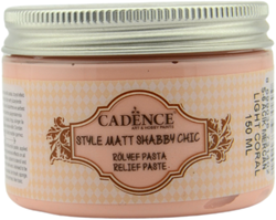 Cadence 3D Farbe Shabby Chic rosa - matte Reliefpaste 150 ml