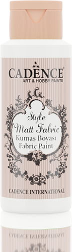 Cadence Textilfarbe Weiß Matt 59 ml - kreative Stoffmalfarbe für Kinder