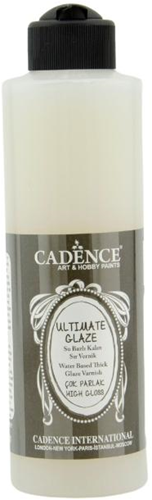 Cadence Cadence Ultimate Glasurlack, satiniertes Glas, 250 ml