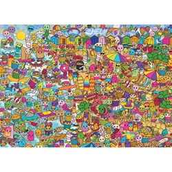 Gibsons Puzzle Cakes with Faces - Sweet Retreat - 1000 Teile Puzzlespaß