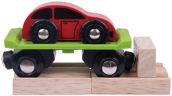 Bigjigs Rail Waggon Autotransport