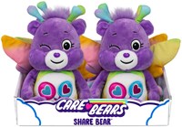 CARE BEARS 22CM BEAN PLUSH - BUTTERFLY SHARE BEAR-2