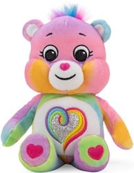 CARE BEARS 22CM GLITTER BEAN PLUSH - TOGETHERNESS BEAR