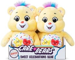 CARE BEARS 22CM PLUSH - SWEET CELEBRATIONS BEAR