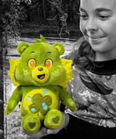 CARE BEARS 22CM PLUSH - UNIVERSAL MONSTERS - GOOD LUCK AS CF-3