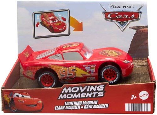 Mattel Cars Spielzeugauto Lightning McQueen mit beweglichem Gesicht